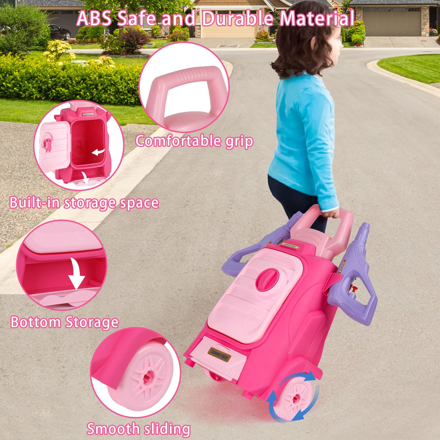 Sqnox Kids Cleaning Set, Pretend Play Cleaning Tools