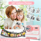 Sqnox Kids Camera Instant Print, Kids Camera 26M Photograph 1080P HD Portable with Print Paper for Boys Girls Age 3-12 Gifts