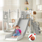 Aikidkit 6-in-1 Toddler Slide PlaySet for kids indoor/outdoor for Toddlers Aged 6-36 Months