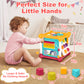 Aikidkit 6-in-1 Baby Activity Cube with Music, Montessori Learning Toys for Toddlers Kids 10-36 Months, for Birthday Christmas Baby Shower Gifts, Colorful